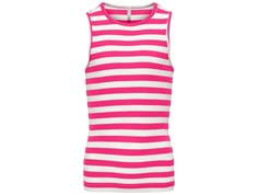 Kids ONLY tank top fuchsia purple/cloud dancer stripes  
